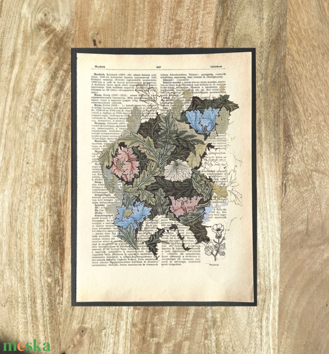 William Morris, kép, könyv, könyvlap, lexikon lapon - otthon & életmód - dekoráció - kép & falikép - poszter - Meska.hu