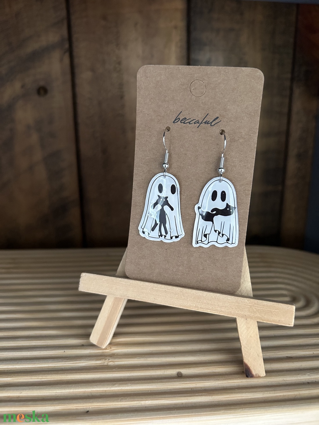 Szellem macska halloween fülbevaló - otthon & életmód - dekoráció - halloween - halloweeni ékszerek - Meska.hu Szellem macska halloween fülbevaló - otthon & életmód - dekoráció - halloween - halloweeni ékszerek - Meska.hu