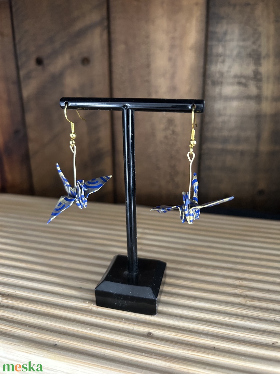 Japán darumadaras origami fülbevaló - ékszer - fülbevaló - csillár fülbevaló - Meska.hu
