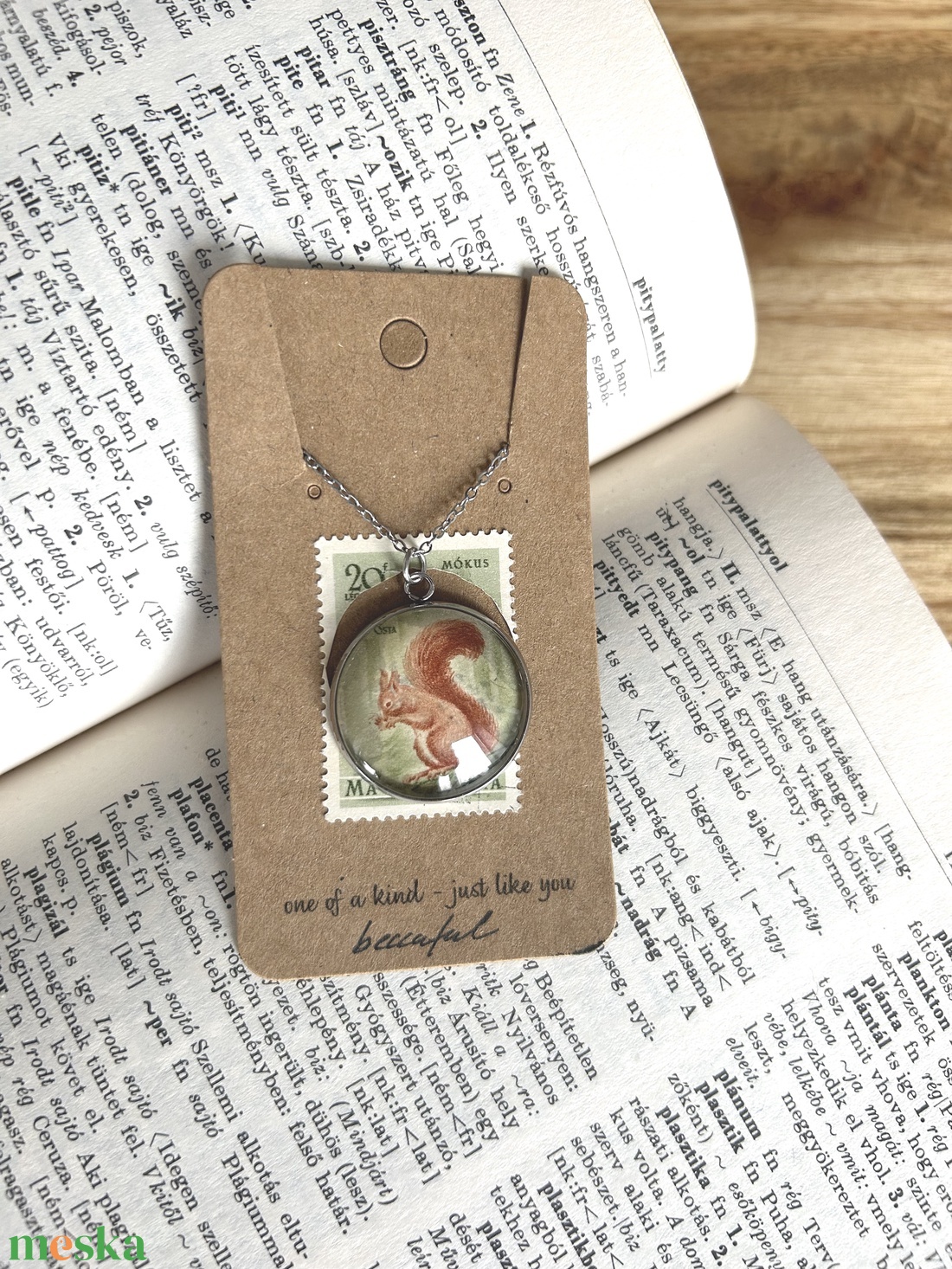 Régi vintage bélyeg nyaklánc agár kutya kutyás - ékszer - nyaklánc - medálos nyaklánc - Meska.hu