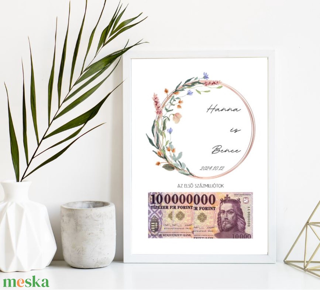 Pénzátadó kép képkeret virágos koszorú virág greenery - esküvő - emlék & ajándék - nászajándék - esküvői pénzátadó képkeret - Meska.hu Pénzátadó kép képkeret virágos koszorú virág greenery - esküvő - emlék & ajándék - nászajándék - esküvői pénzátadó képkeret - Meska.hu