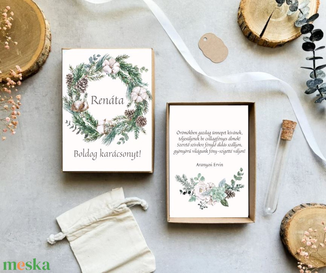 Pénzátadó, karácsony, karácsonyi, karácsonyra, doboz, pénz, ajándék, boríték helyett - esküvő - emlék & ajándék - nászajándék - esküvői pénzátadó doboz - Meska.hu