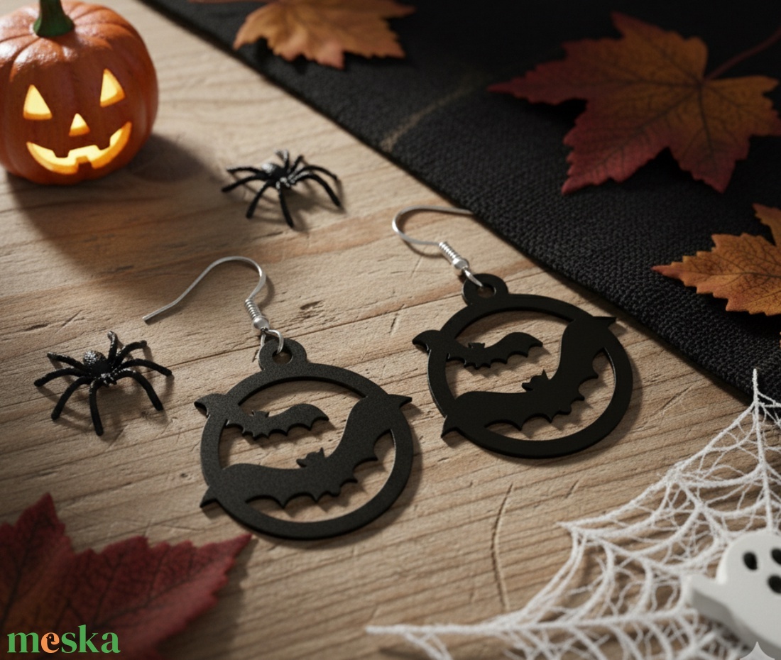 Lézervágott fa halloween denevér denevéres fülbevaló - otthon & életmód - dekoráció - halloween - halloweeni ékszerek - Meska.hu Lézervágott fa halloween denevér denevéres fülbevaló - otthon & életmód - dekoráció - halloween - halloweeni ékszerek - Meska.hu