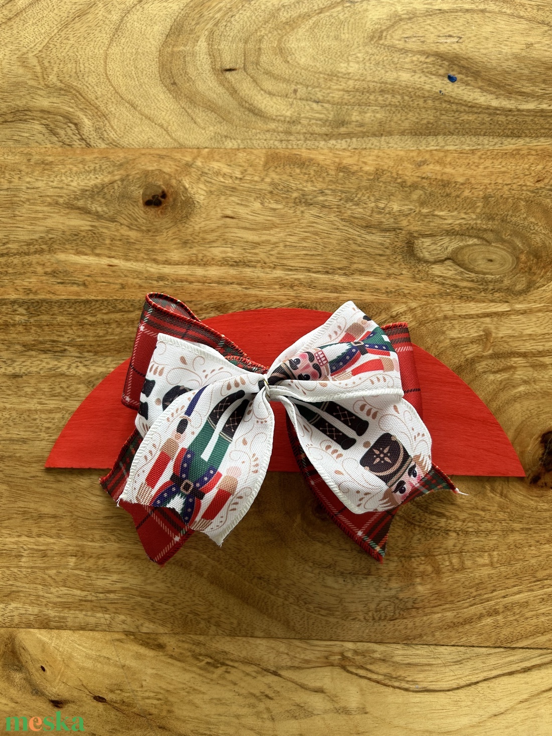 Variálható mágneses ajtódísz felső elem - 8. Piros karácsonyi - otthon & életmód - dekoráció - ajtó- és ablak dekoráció - ajtódísz & kopogtató - Meska.hu