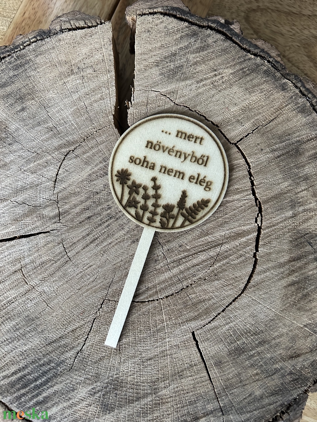 Növény jelölő fa beszúró - otthon & életmód - ház & kert - növény & veteményes - Meska.hu