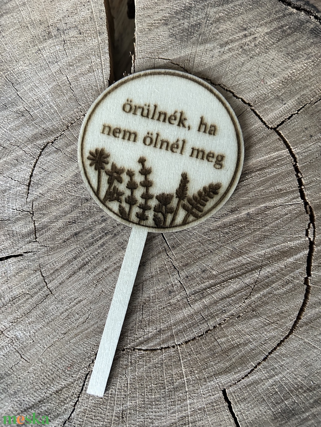 Növény jelölő fa beszúró - otthon & életmód - ház & kert - növény & veteményes - Meska.hu