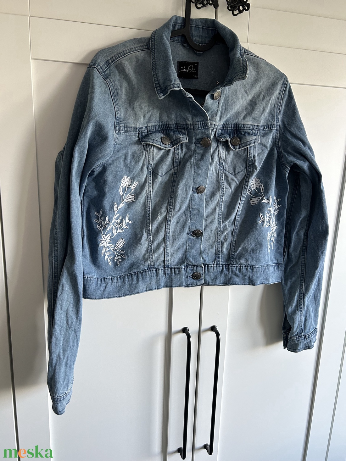 Bride gyöngyös farmerdzseki - esküvő - ruha - menyasszonyi ruha - Meska.hu