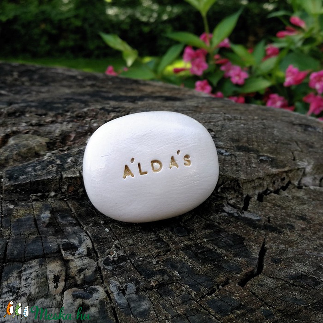 ÁLDÁS - Varázskavics arany -  - Meska.hu