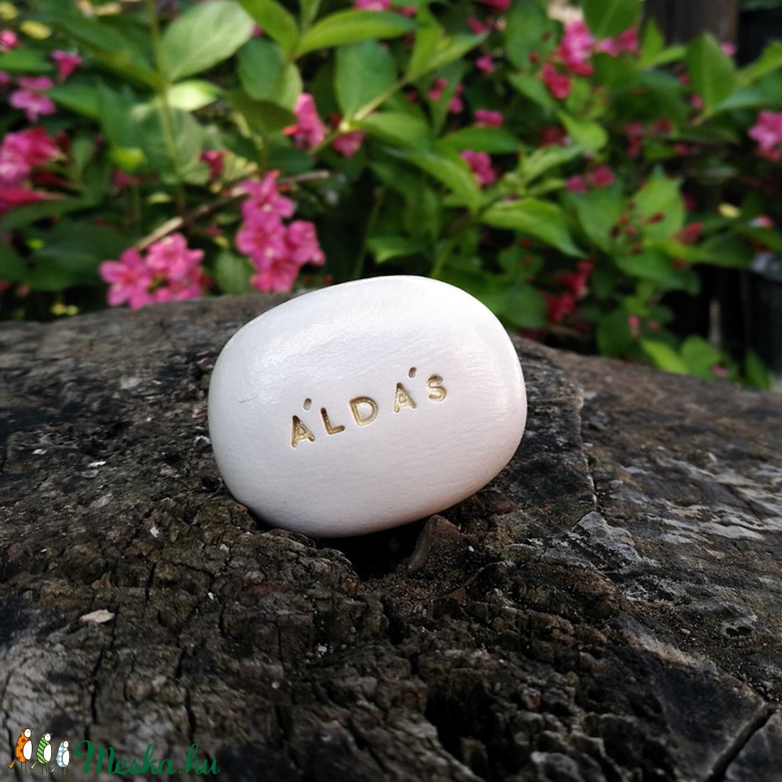 ÁLDÁS - Varázskavics arany -  - Meska.hu