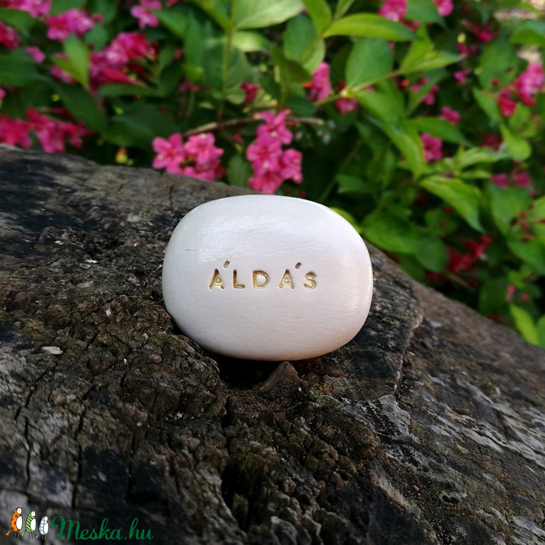 ÁLDÁS - Varázskavics arany -  - Meska.hu