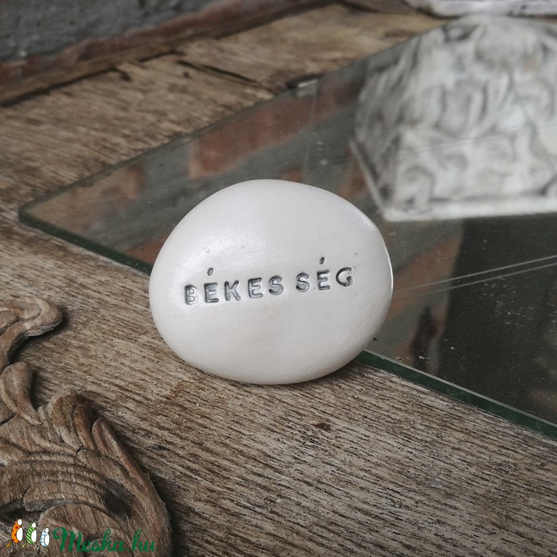  BÉKESSÉG - Varázskavics ezüst -  - Meska.hu