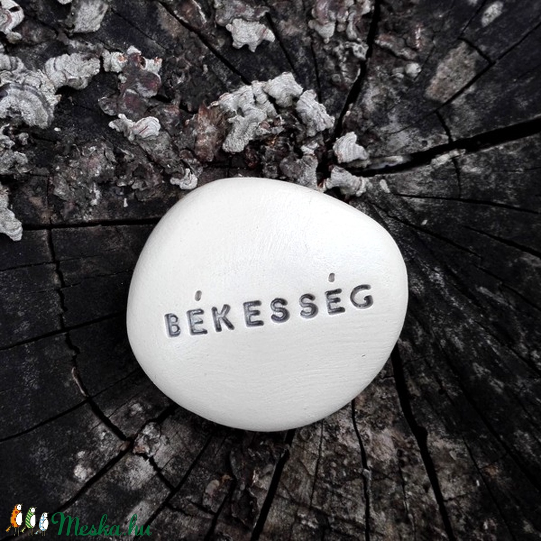  BÉKESSÉG - Varázskavics ezüst -  - Meska.hu