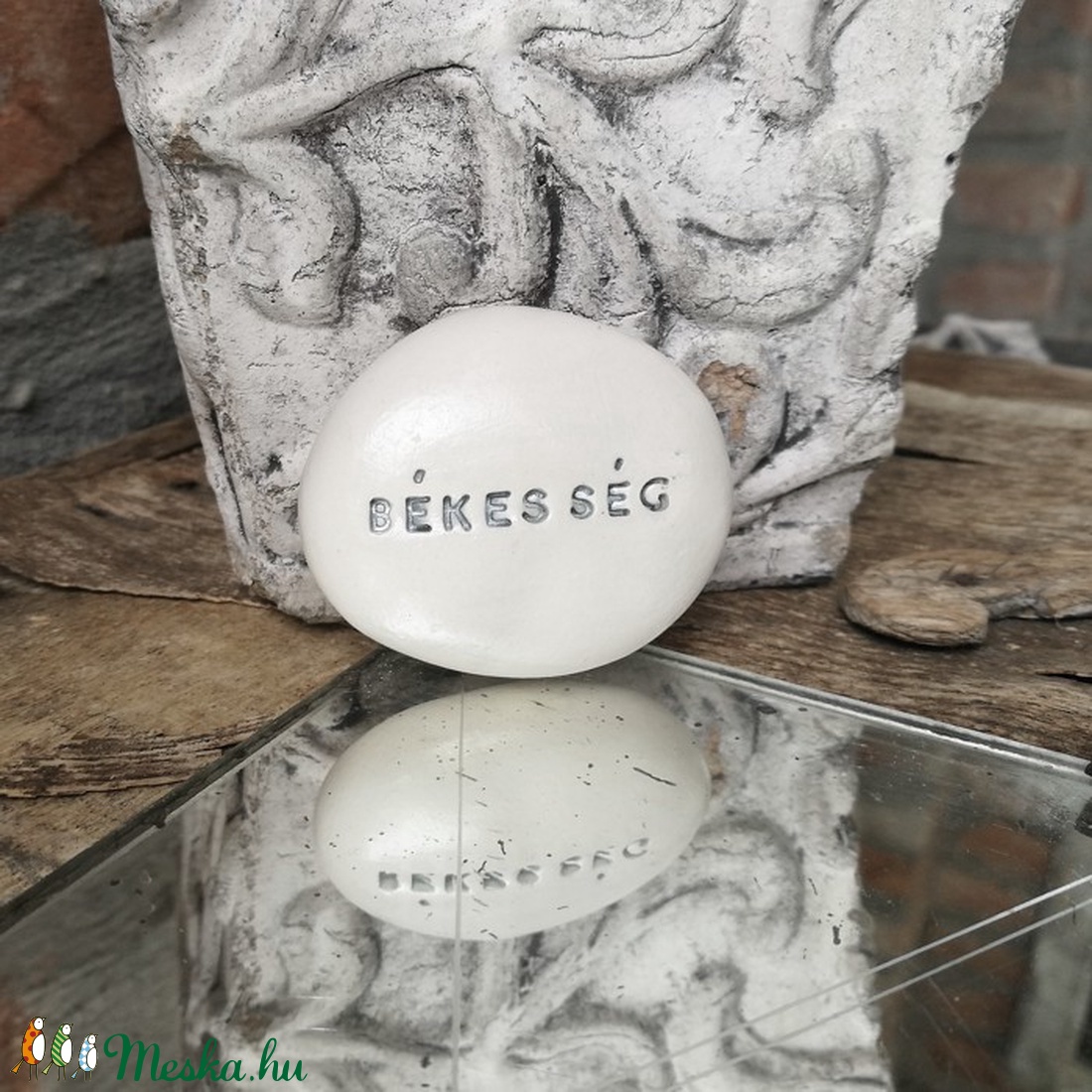  BÉKESSÉG - Varázskavics ezüst -  - Meska.hu