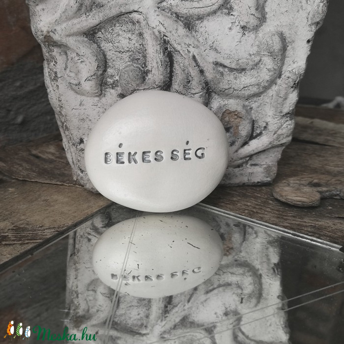  BÉKESSÉG - Varázskavics ezüst -  - Meska.hu