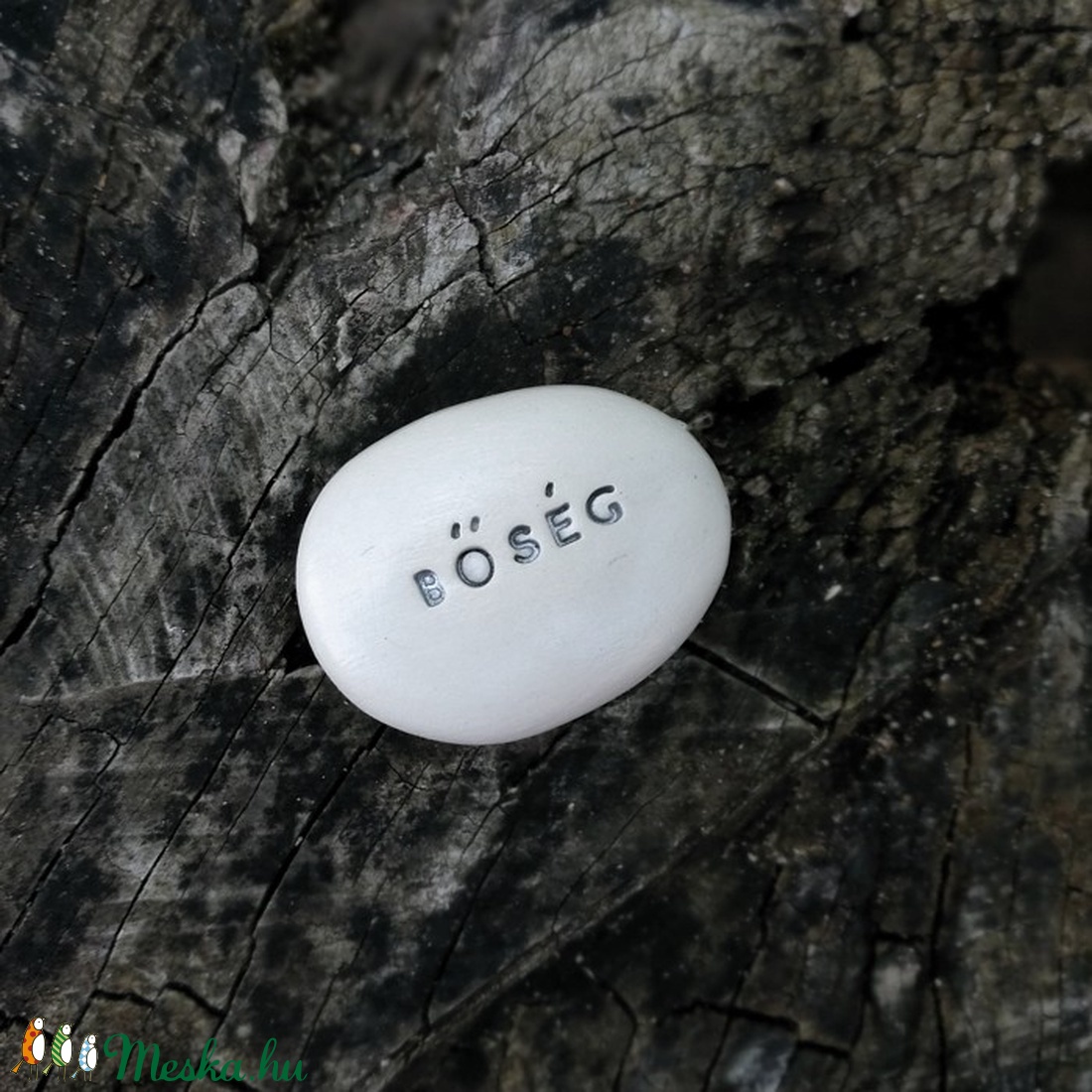 BŐSÉG - Varázskavics ezüst -  - Meska.hu