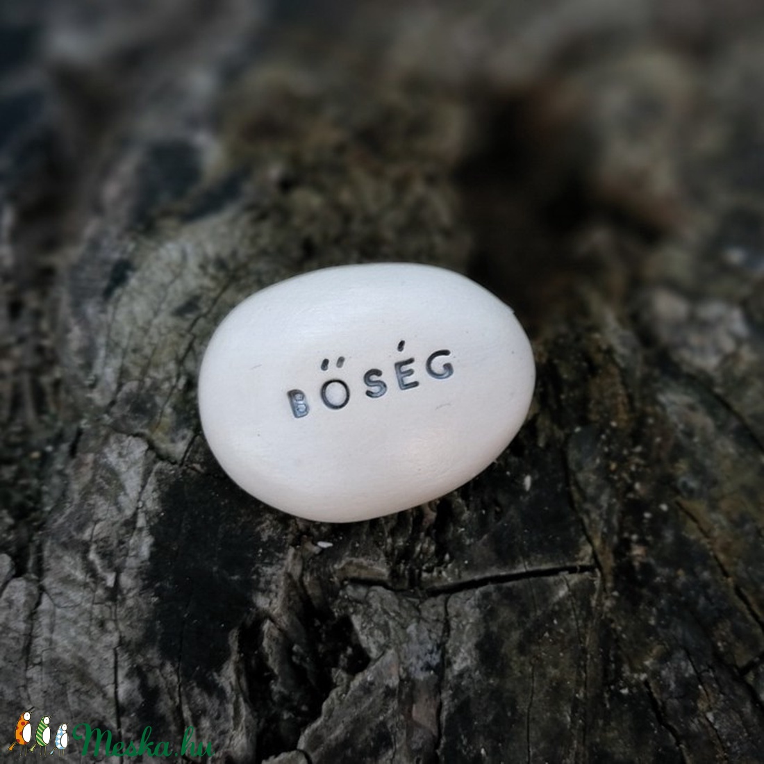 BŐSÉG - Varázskavics ezüst -  - Meska.hu