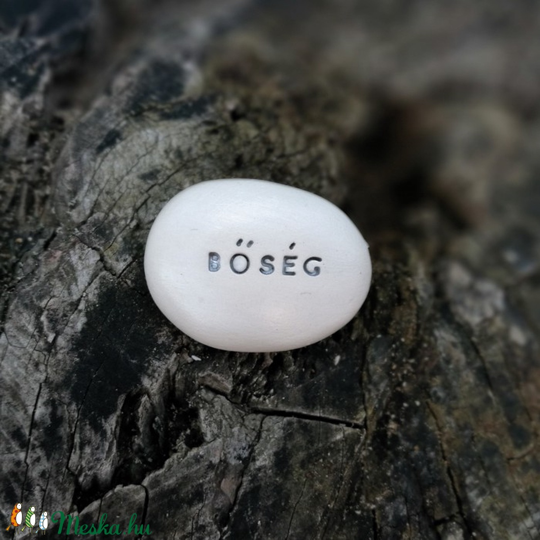 BŐSÉG - Varázskavics ezüst -  - Meska.hu