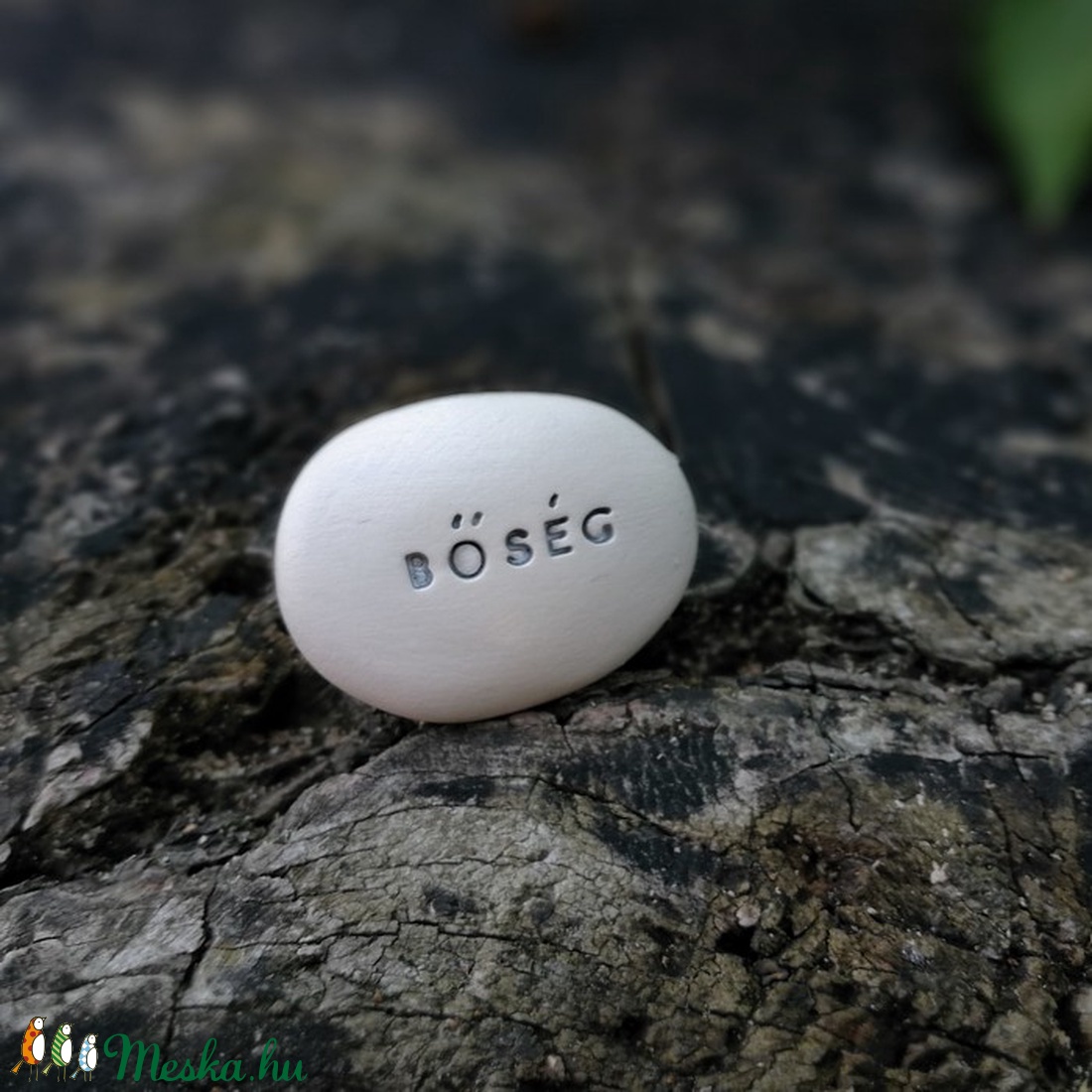 BŐSÉG - Varázskavics ezüst -  - Meska.hu