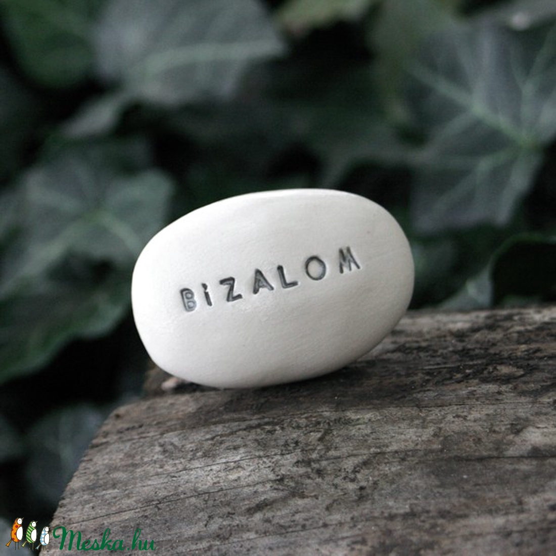 BIZALOM - Varázskavics ezüst -  - Meska.hu