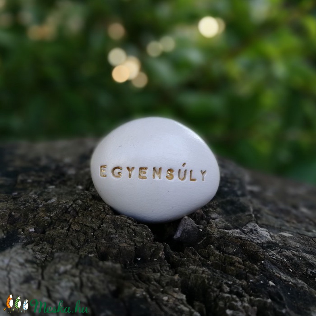 EGYENSÚLY - Varázskavics arany -  - Meska.hu