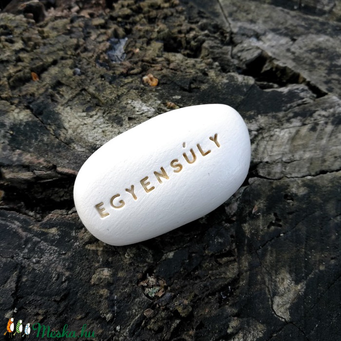 EGYENSÚLY - Varázskavics arany -  - Meska.hu