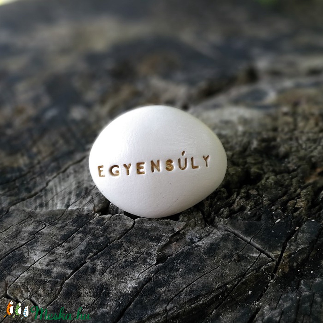 EGYENSÚLY - Varázskavics arany -  - Meska.hu