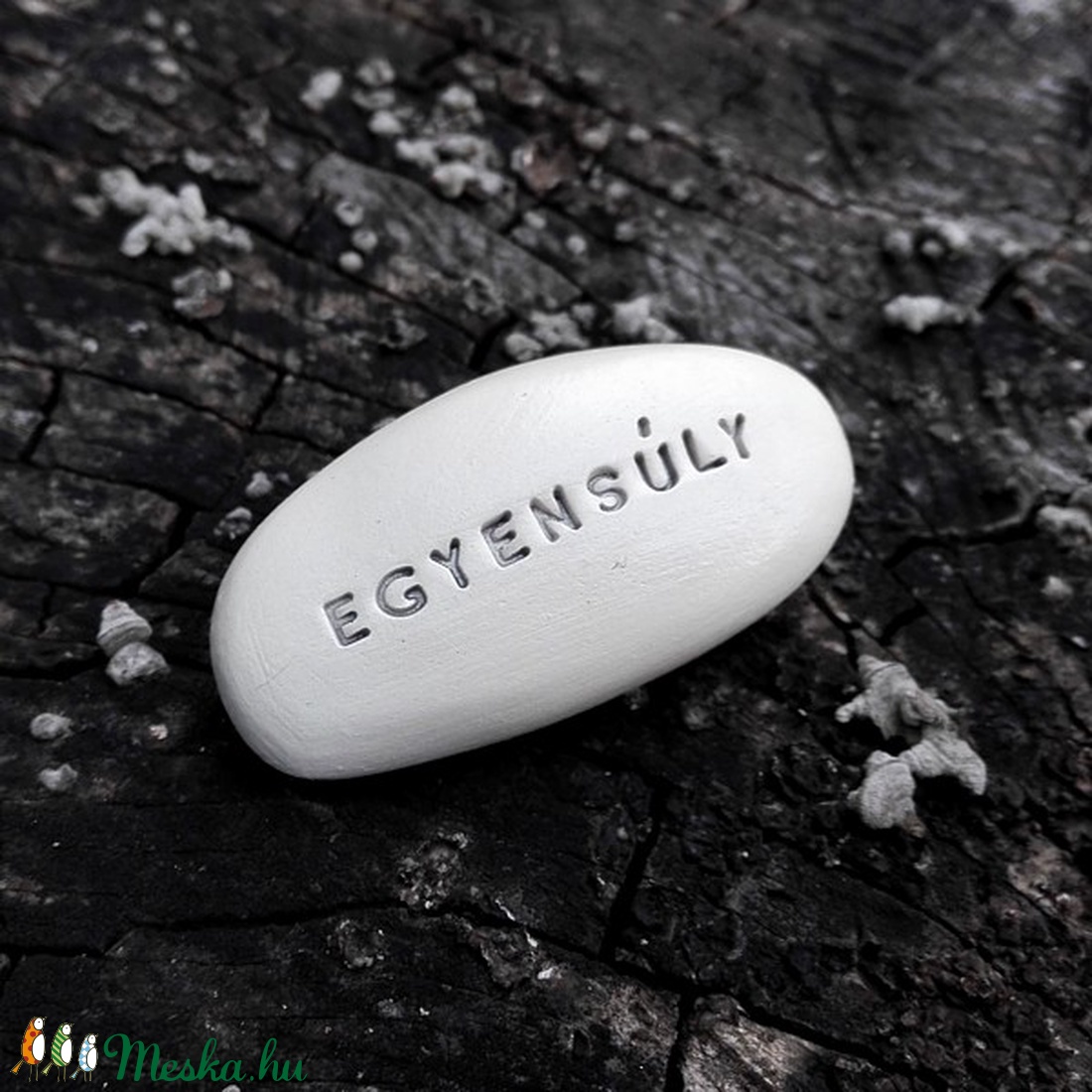 EGYENSÚLY - Varázskavics ezüst -  - Meska.hu