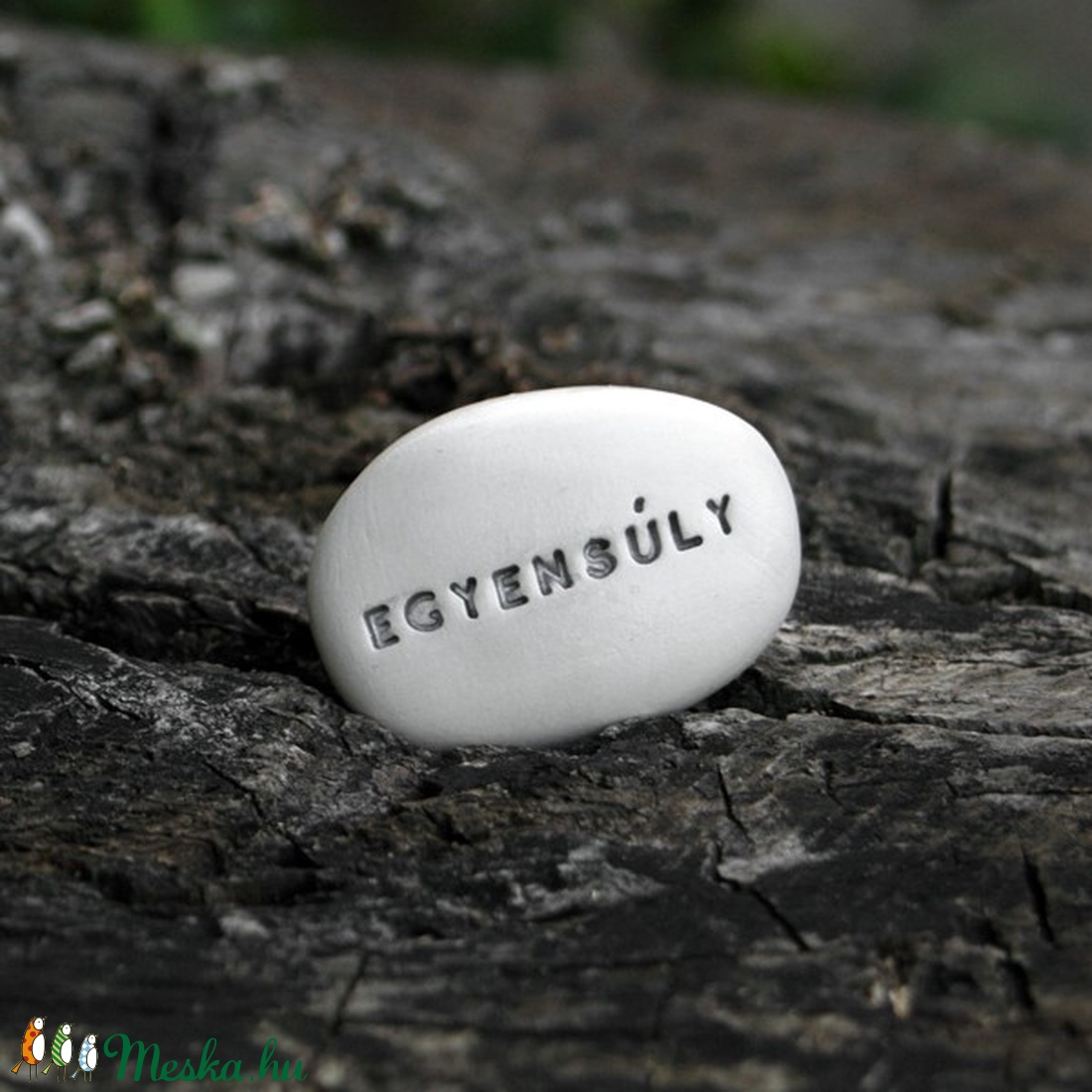 EGYENSÚLY - Varázskavics ezüst -  - Meska.hu