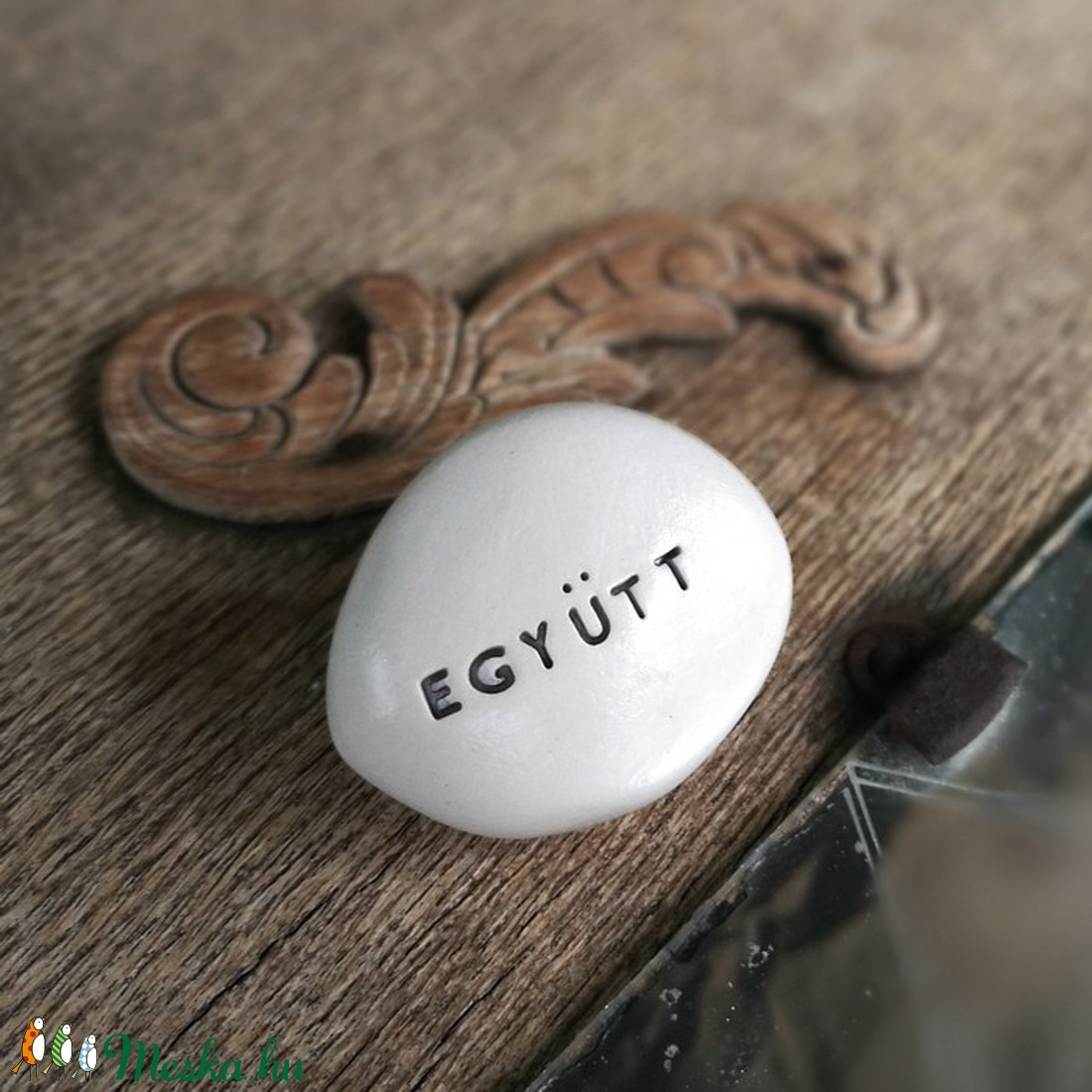 EGYÜTT - Varázskavics ezüst -  - Meska.hu