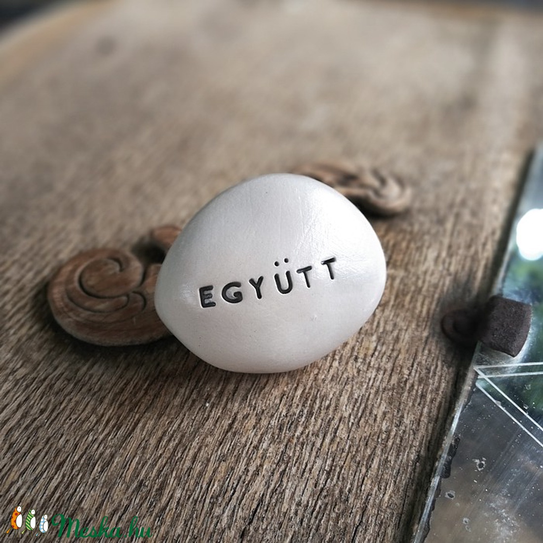 EGYÜTT - Varázskavics ezüst -  - Meska.hu