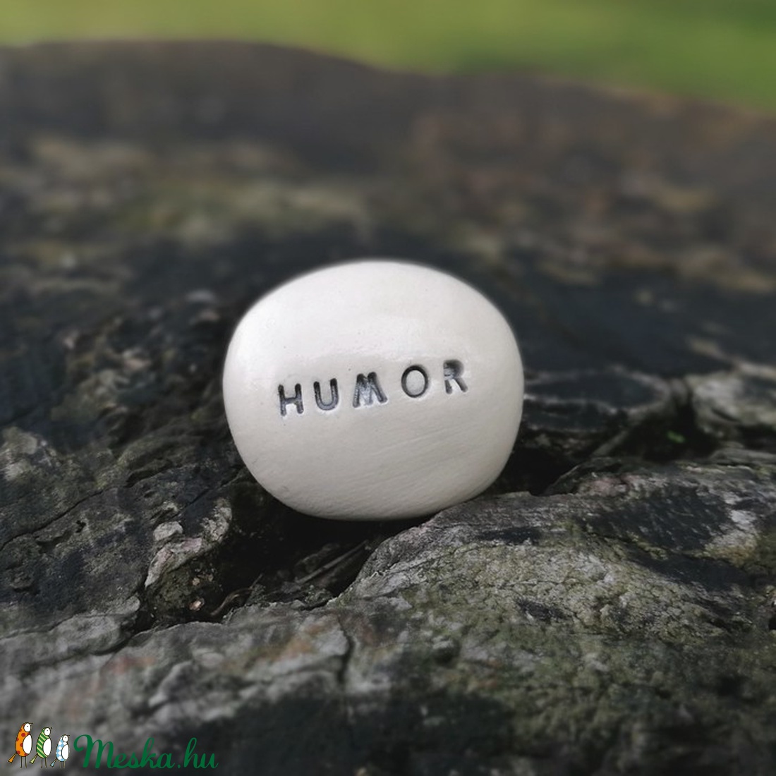 HUMOR - Varázskavics ezüst -  - Meska.hu