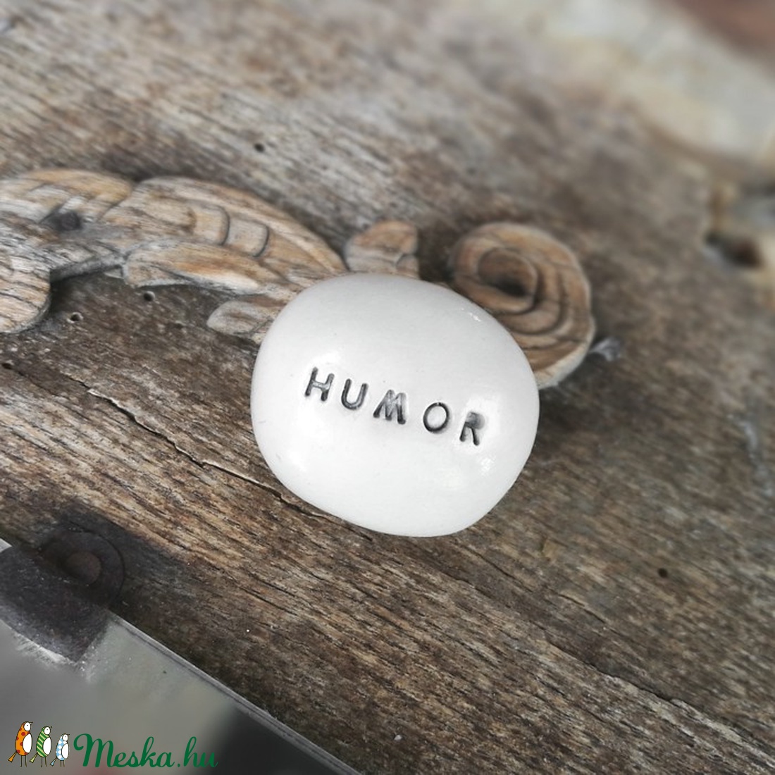HUMOR - Varázskavics ezüst -  - Meska.hu
