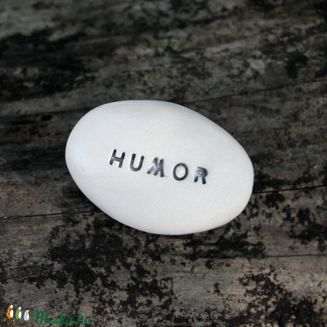 HUMOR - Varázskavics ezüst -  - Meska.hu