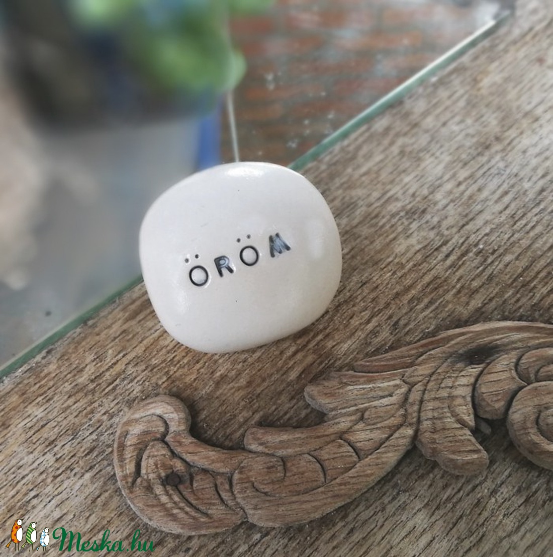 ÖRÖM - Varázskavics ezüst -  - Meska.hu