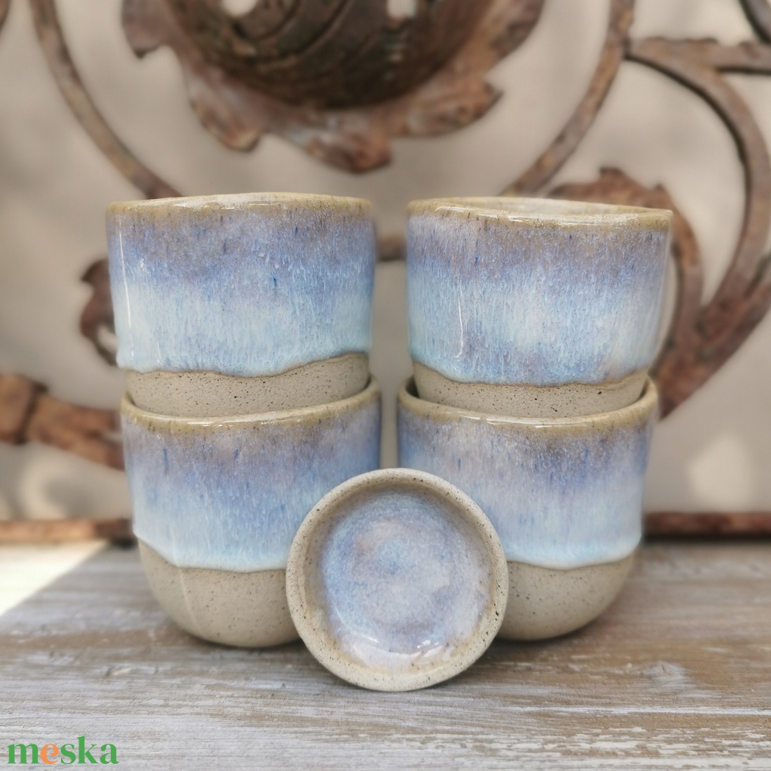 Kerámia Unicorniskávéscsésze szett, 4 db 120 ml - es + AJÁNDÉK mini tálka - otthon & életmód - konyhafelszerelés, tálalás - tálalás - bögre & csésze - Meska.hu