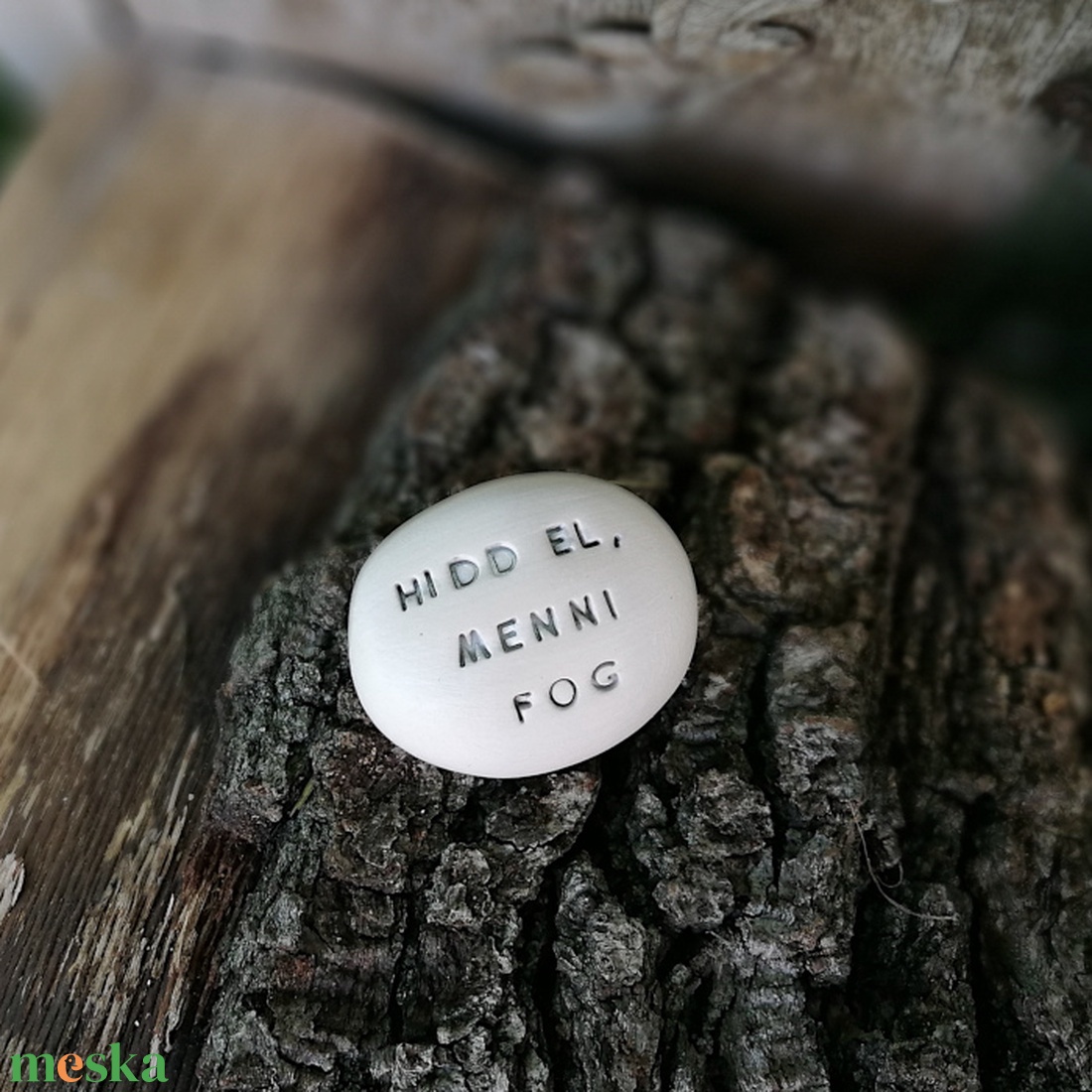 HIDD EL, MENNI FOG - Kerámia Varázskavics üzenettel, motivációs felirattal - esküvő - emlék & ajándék - köszönőajándék - Meska.hu