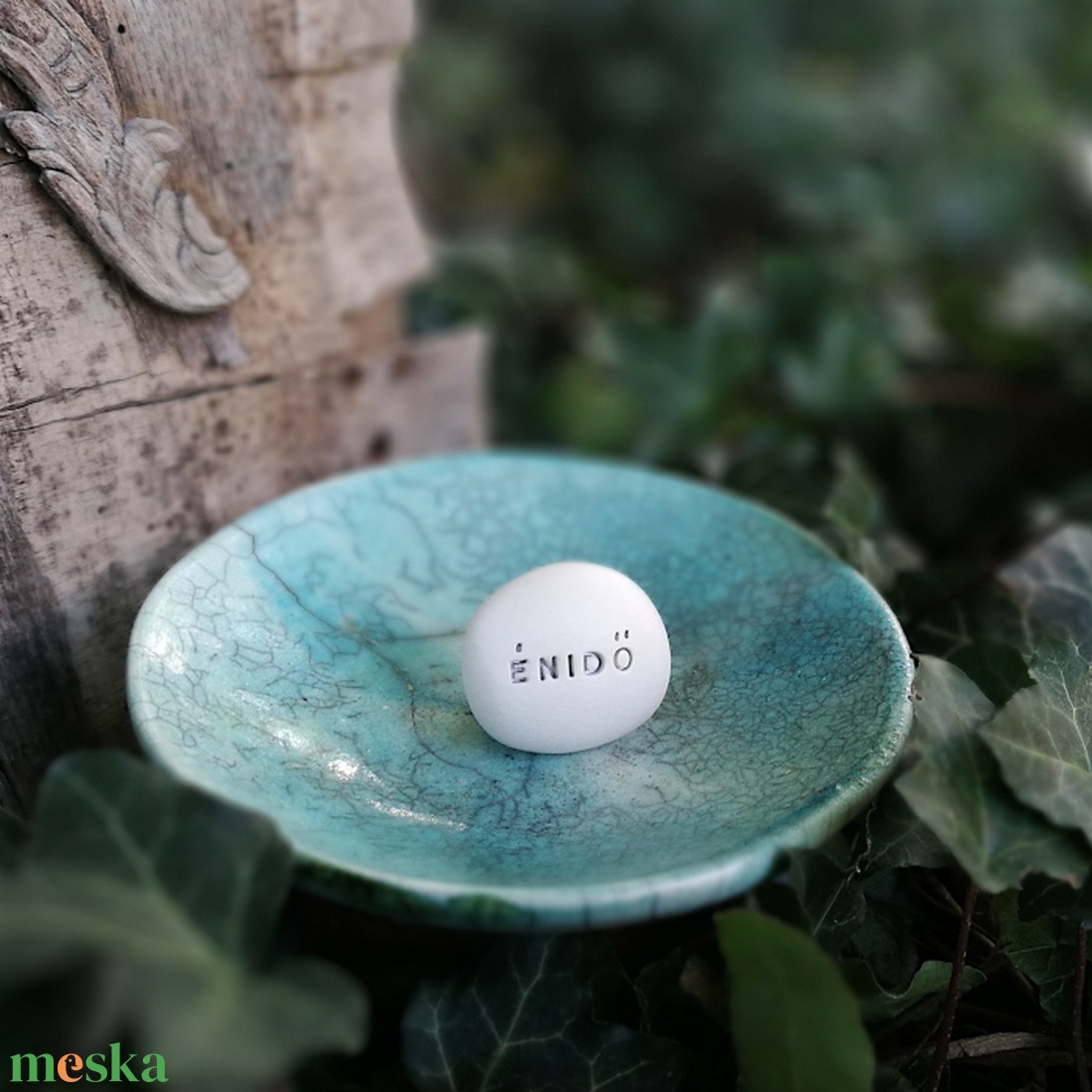 ÉNIDŐ - Kerámia Varázskavics üzenettel, motivációs felirattal - esküvő - emlék & ajándék - köszönőajándék - Meska.hu