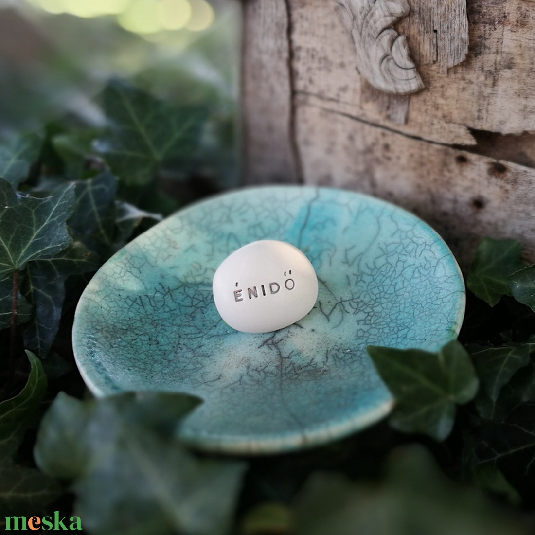 ÉNIDŐ - Kerámia Varázskavics üzenettel, motivációs felirattal - esküvő - emlék & ajándék - köszönőajándék - Meska.hu