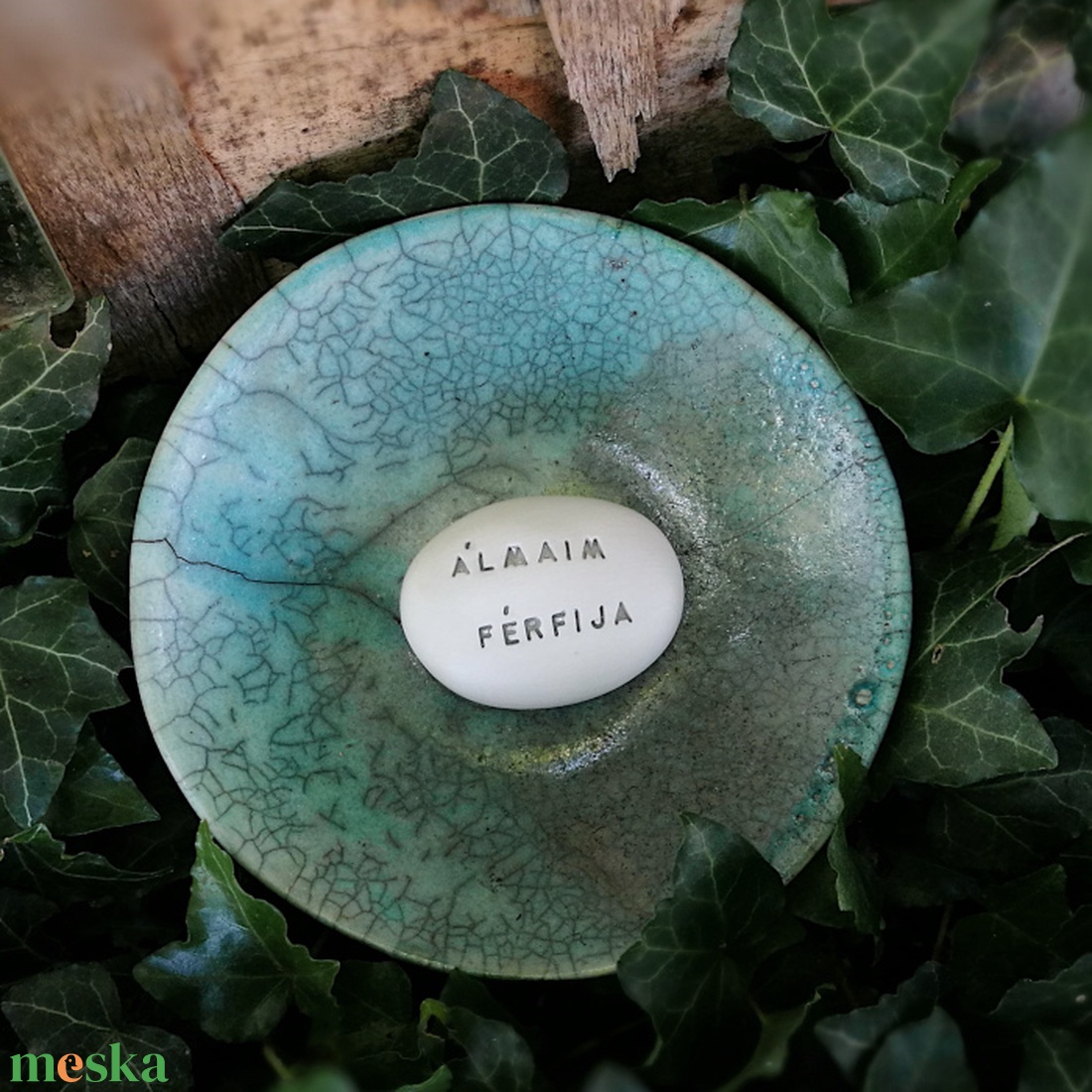 ÁLMAIM FÉRFIJA - Kerámia Varázskavics üzenettel, motivációs felirattal - esküvő - emlék & ajándék - köszönőajándék - Meska.hu