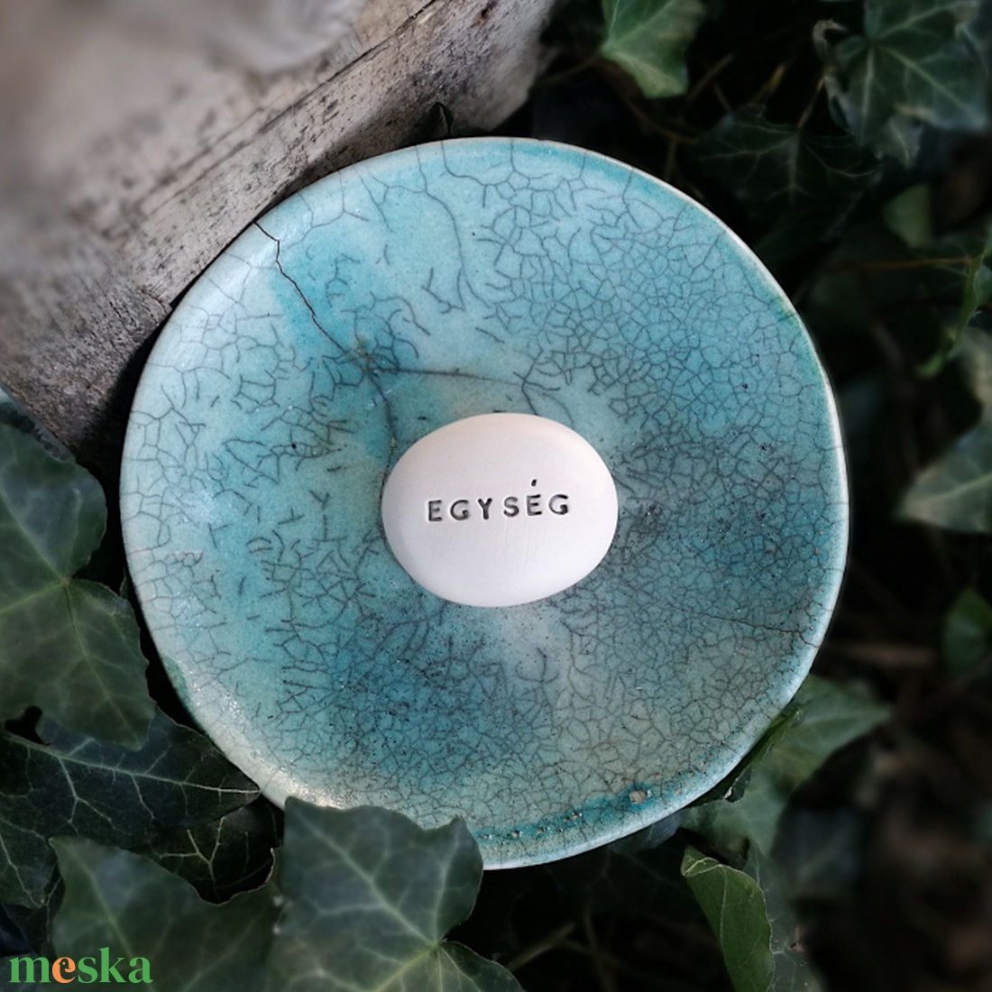EGYSÉG - Kerámia Varázskavics üzenettel, motivációs felirattal - esküvő - emlék & ajándék - köszönőajándék - Meska.hu