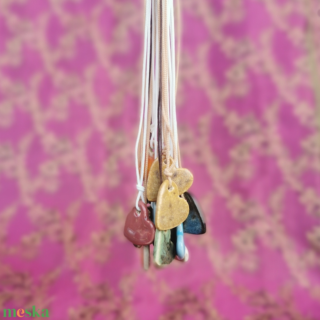 SZIVECSKÉS KARKÖTŐ 3 +1 vegyes csomagban - Állítható piros ékszerzsinórral - esküvő - ékszer - karkötő & csuklódísz - Meska.hu