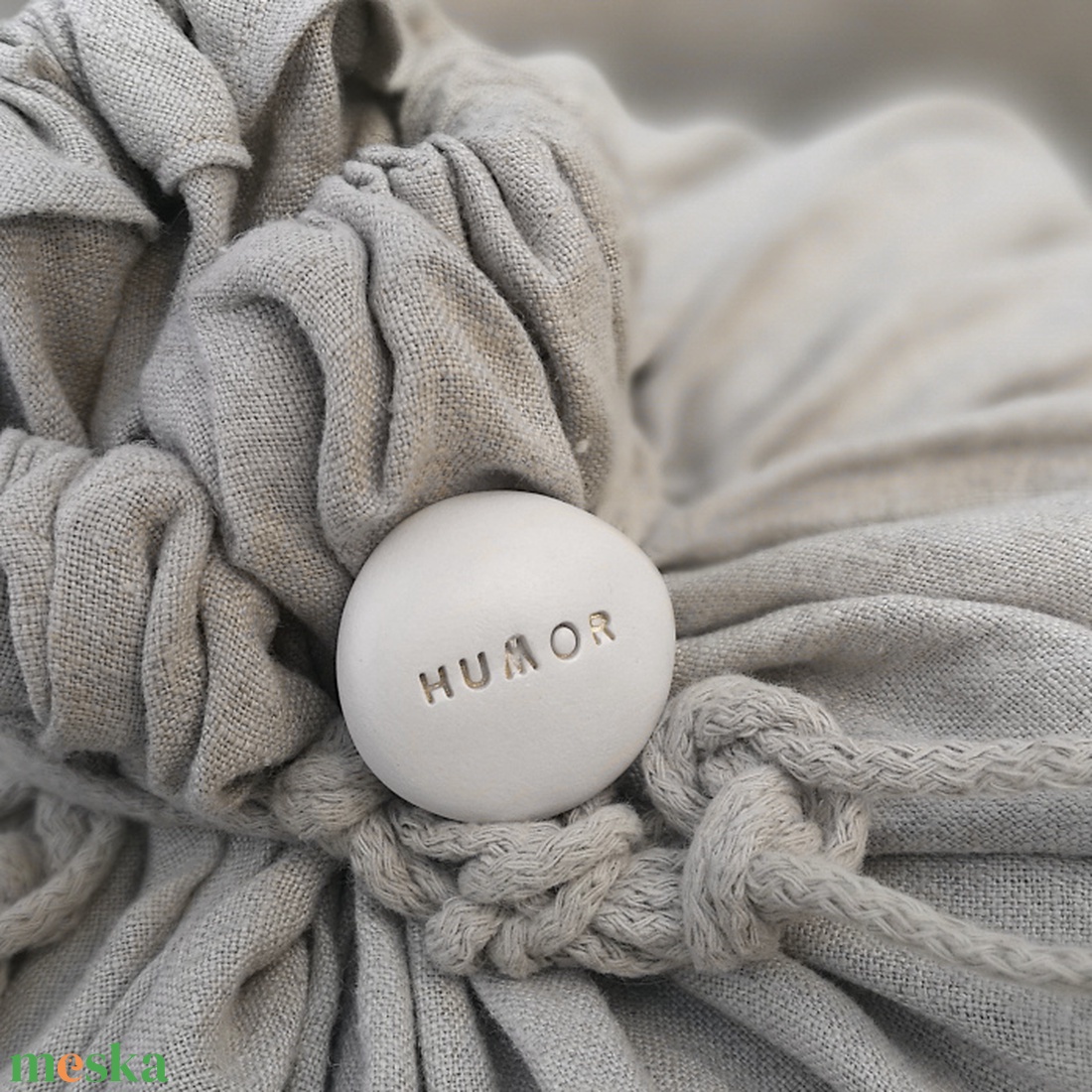 HUMOR - Kerámia Varázskavics üzenettel, motivációs felirattal - esküvő - emlék & ajándék - köszönőajándék - Meska.hu