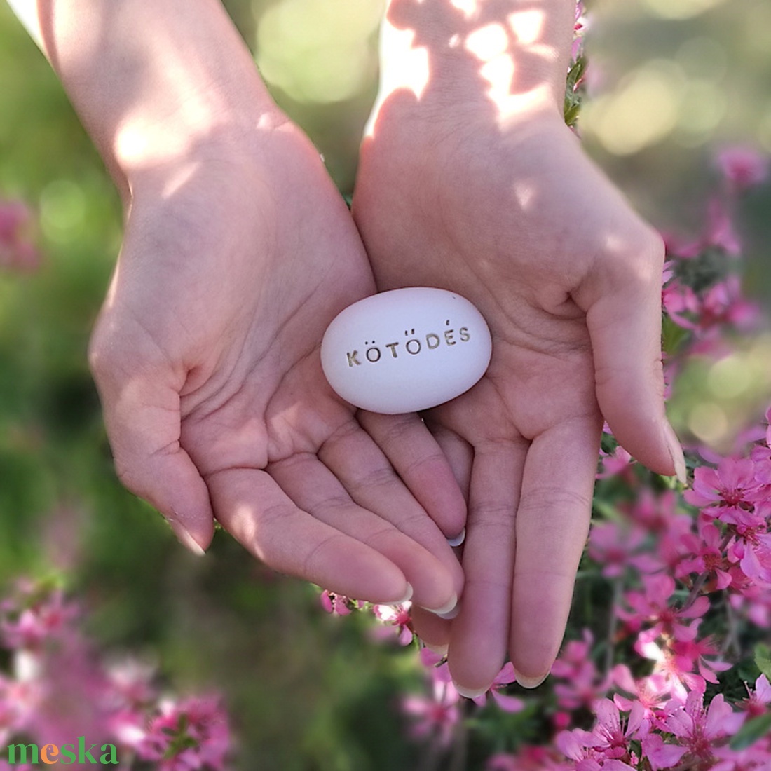 KÖTŐDÉS - Kerámia Varázskavics kedves üzenetekkel, motivációkkal - esküvő - emlék & ajándék - nászajándék - nászajándék gyűjtők - Meska.hu