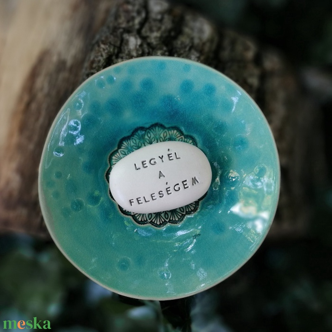 LEGYÉL A FELESÉGEM - Kerámia Varázskavics kedves üzenetekkel, motivációkkal - esküvő - emlék & ajándék - nászajándék - nászajándék gyűjtők - Meska.hu