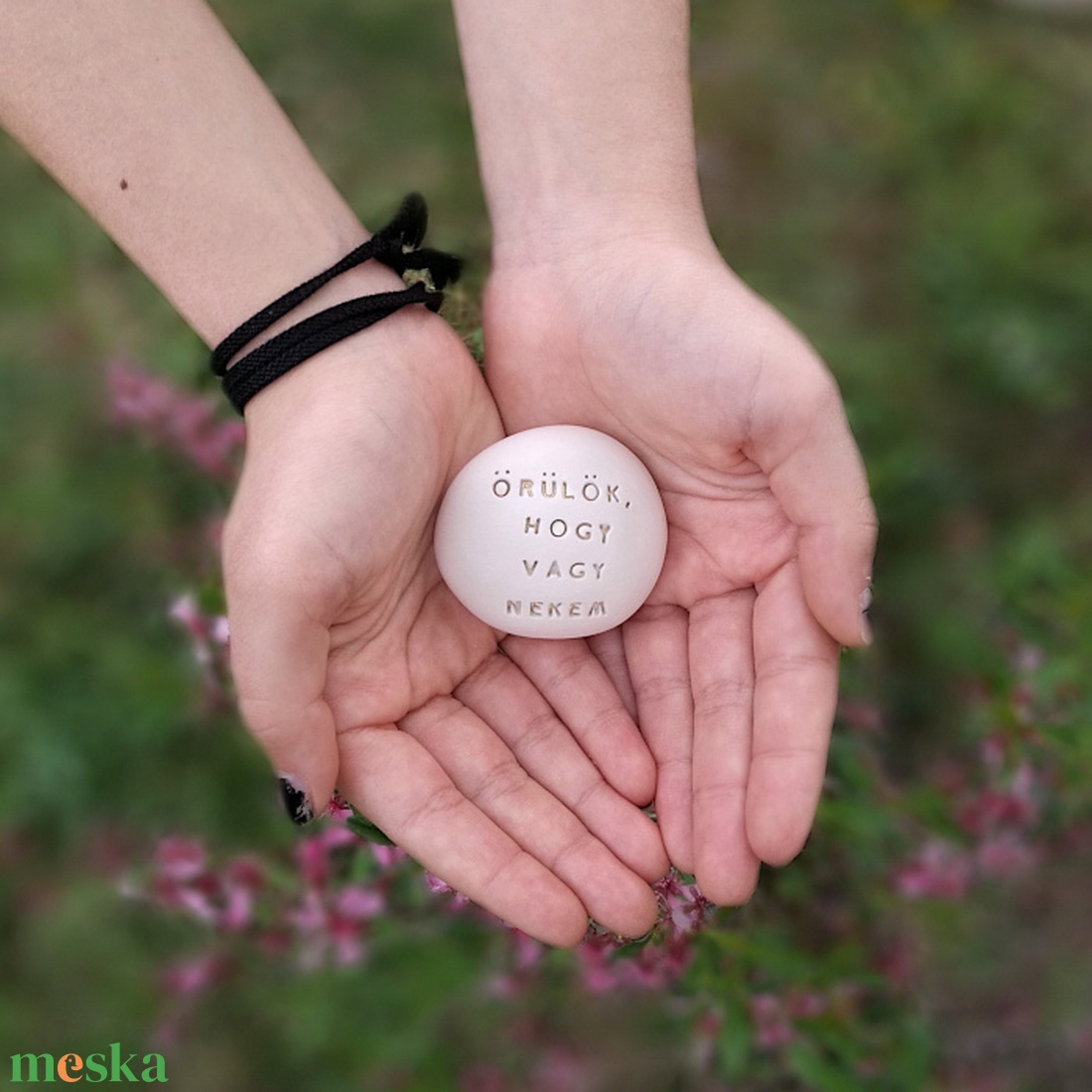 ÖRÜLÖK, HOGY VAGY NEKEM - Kerámia Varázskavics kedves üzenetekkel, motivációkkal - esküvő - emlék & ajándék - nászajándék - nászajándék gyűjtők - Meska.hu