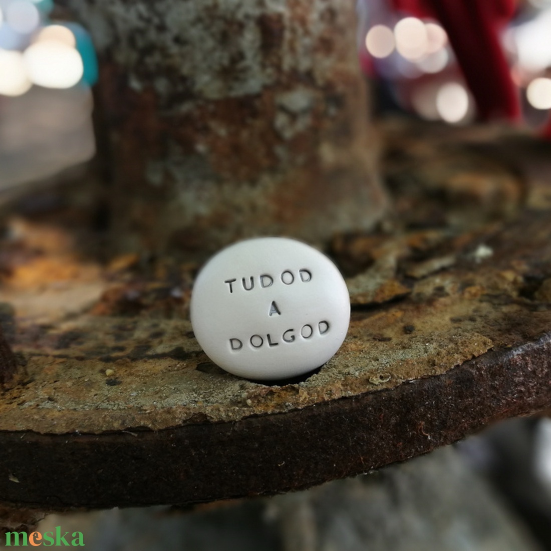 TUDOD A DOLGOD - Kerámia Varázskavics kedves üzenetekkel, motivációkkal - esküvő - emlék & ajándék - nászajándék - nászajándék gyűjtők - Meska.hu