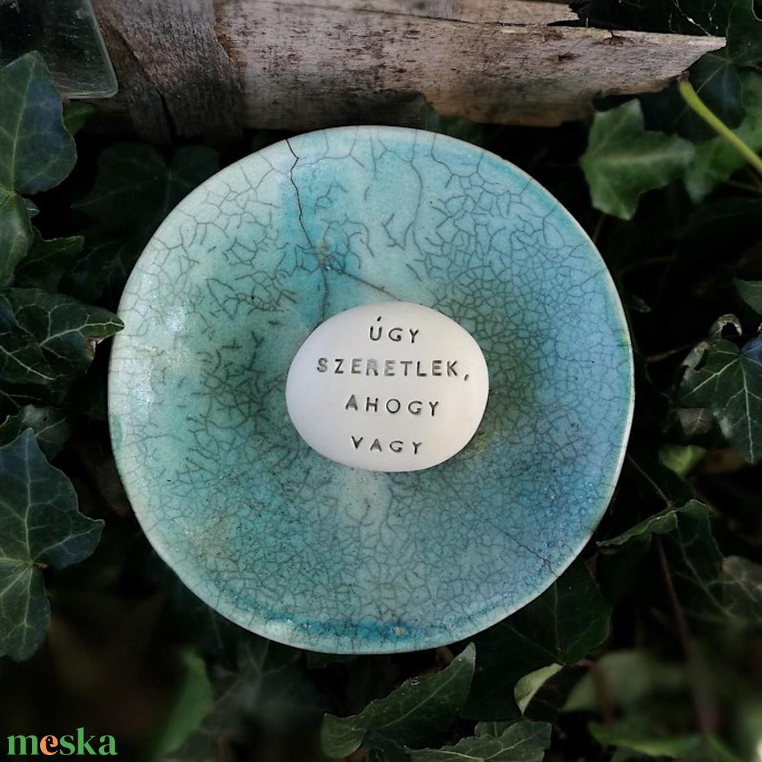 ÚGY SZERETLEK, AHOGY VAGY - Kerámia Varázskavics kedves üzenetekkel, motivációkkal - esküvő - emlék & ajándék - nászajándék - nászajándék gyűjtők - Meska.hu