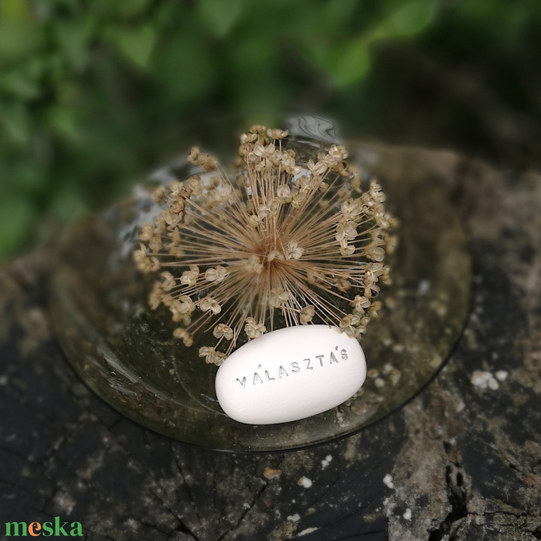 VÁLASZTÁS - Kerámia Varázskavics kedves üzenetekkel, motivációkkal - esküvő - emlék & ajándék - nászajándék - nászajándék gyűjtők - Meska.hu