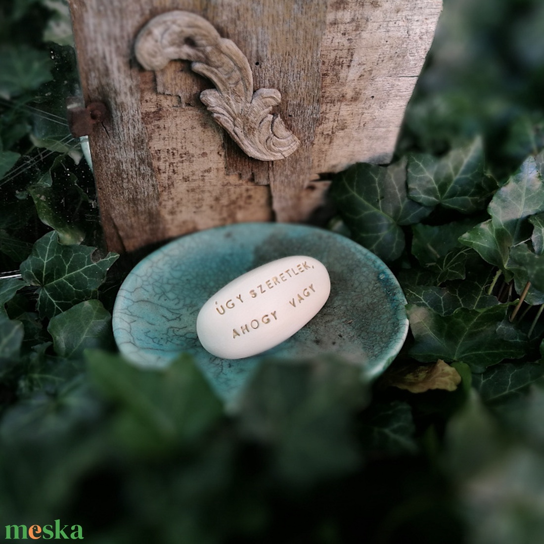 ÚGY SZERETLEK, AHOGY VAGY - Kerámia Varázskavics kedves üzenetekkel, motivációkkal - esküvő - emlék & ajándék - nászajándék - nászajándék gyűjtők - Meska.hu