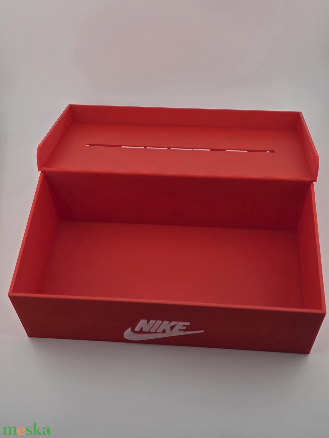 Nike cipősdoboz ihlette papír zsebkendő tartó  - otthon & életmód - tárolás & rendszerezés - zsebkendőtartó - Meska.hu